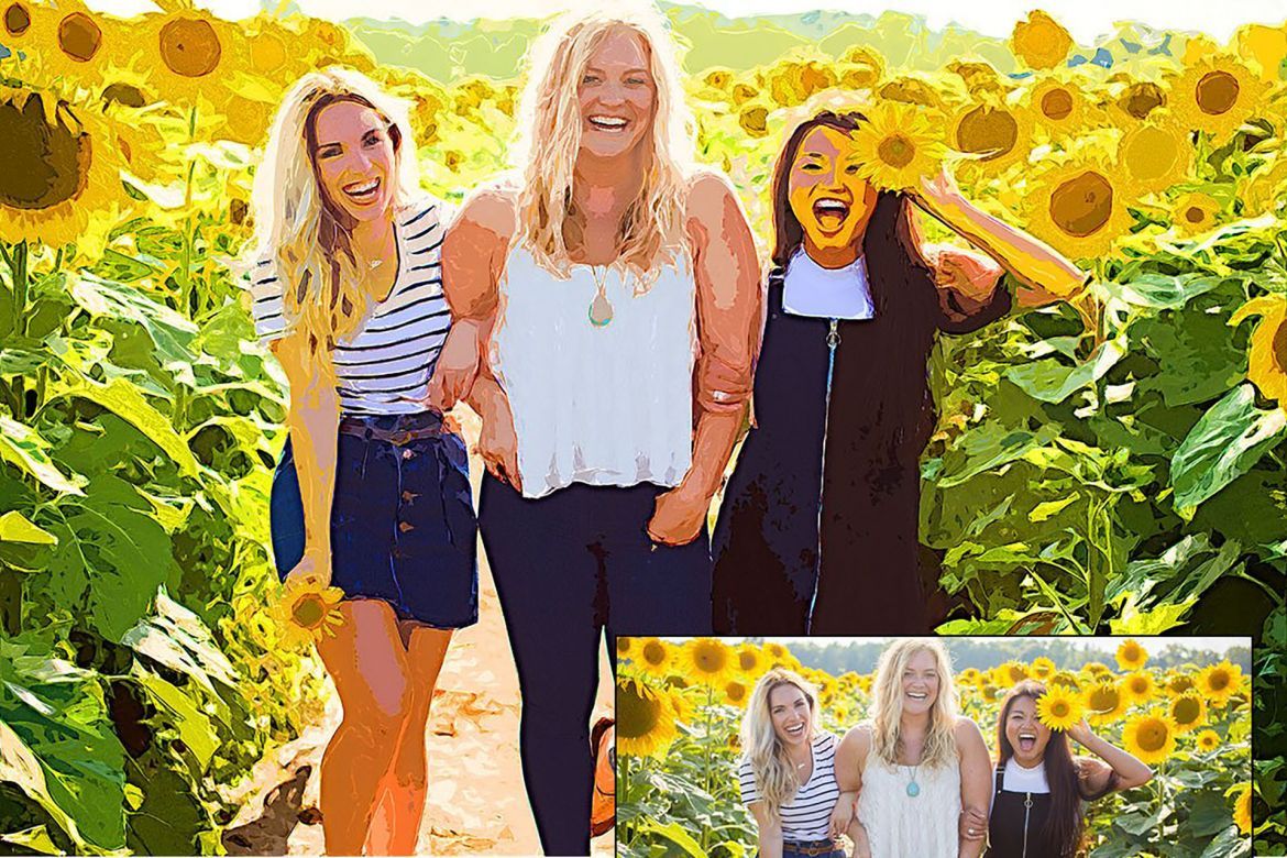 Cell Contour Photoshop Action - view 5