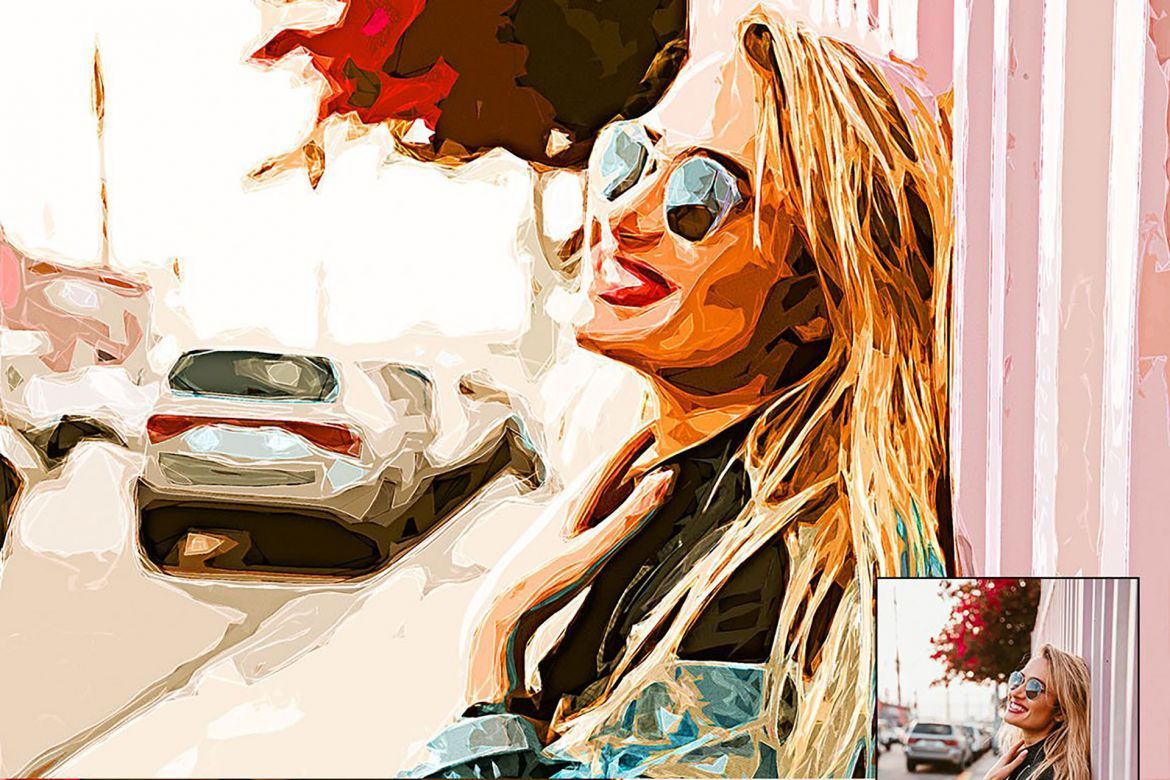 Cell Contour Photoshop Action - view 8