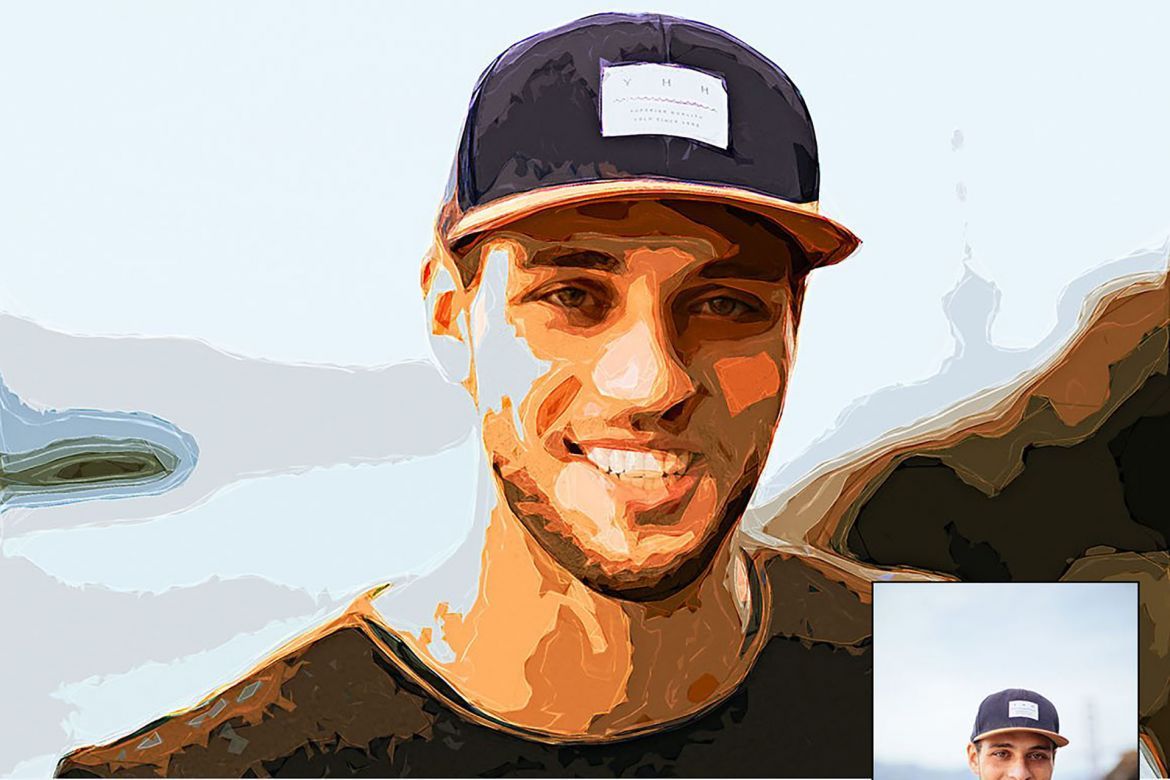 Cell Contour Photoshop Action - view 12