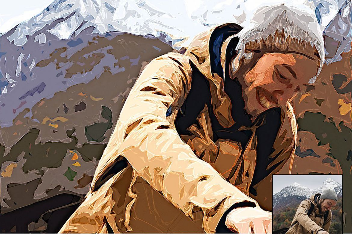 Cell Contour Photoshop Action - view 17