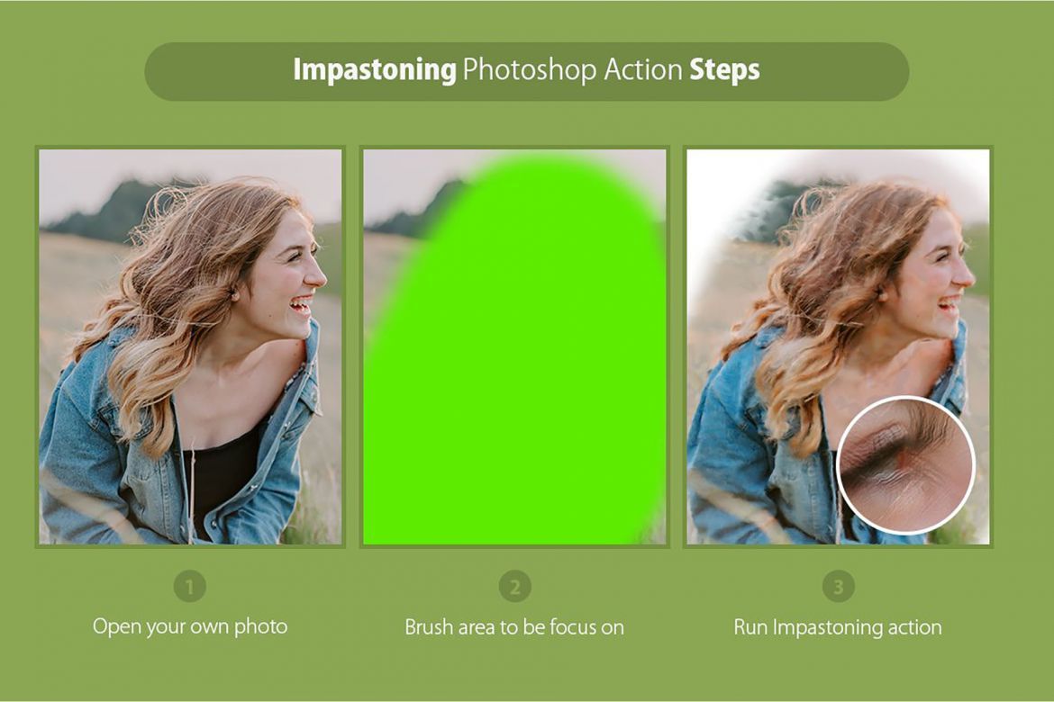Impastoning Photoshop Action - view 2