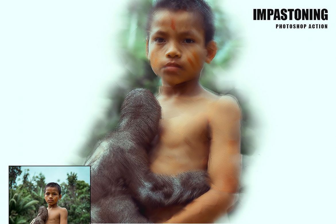 Impastoning Photoshop Action - view 3