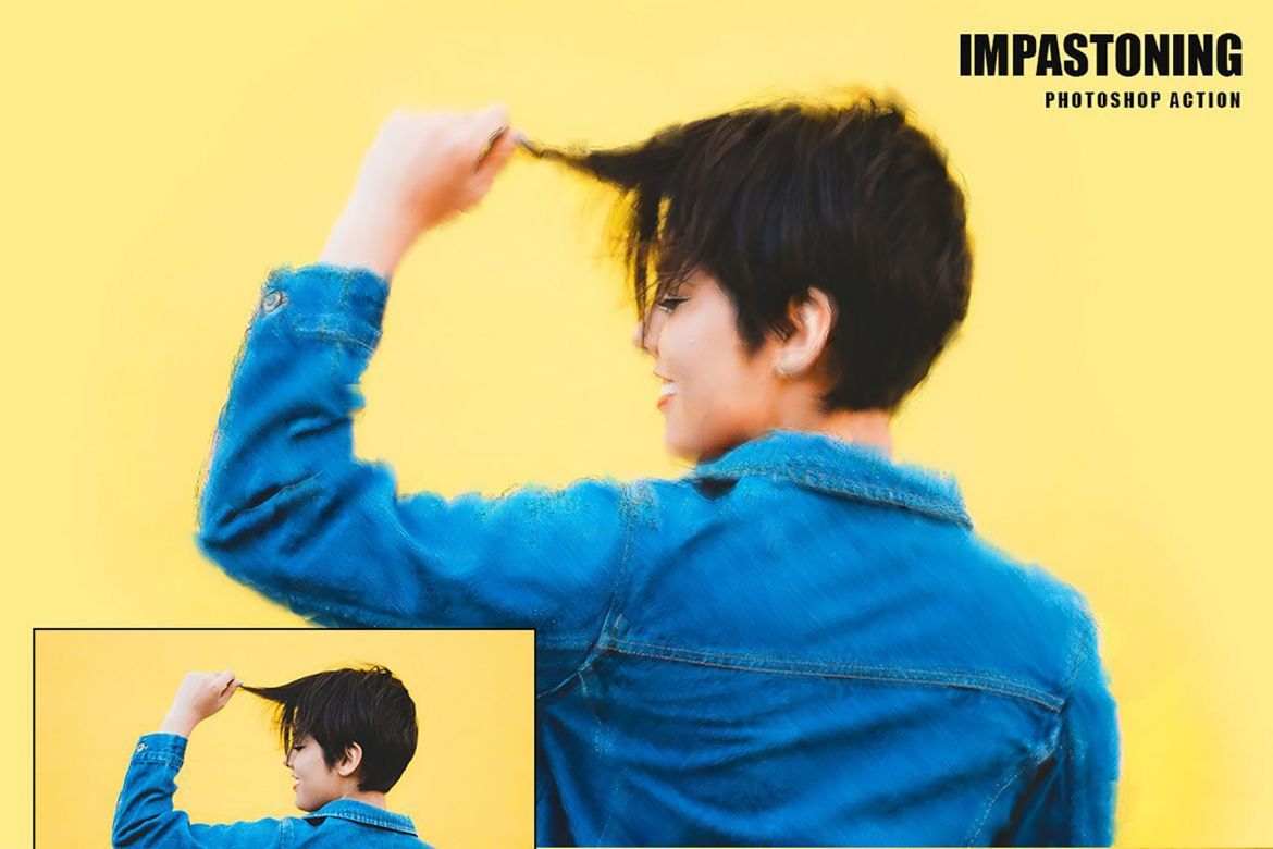 Impastoning Photoshop Action - view 4