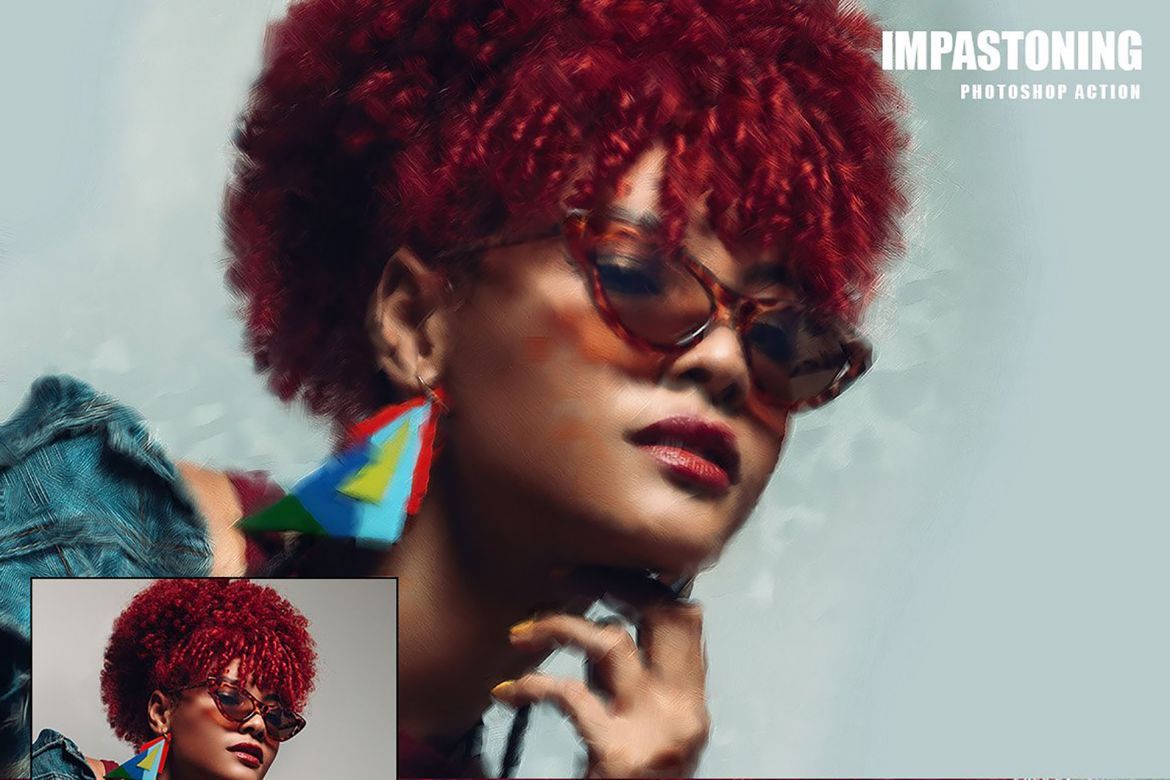 Impastoning Photoshop Action - view 5