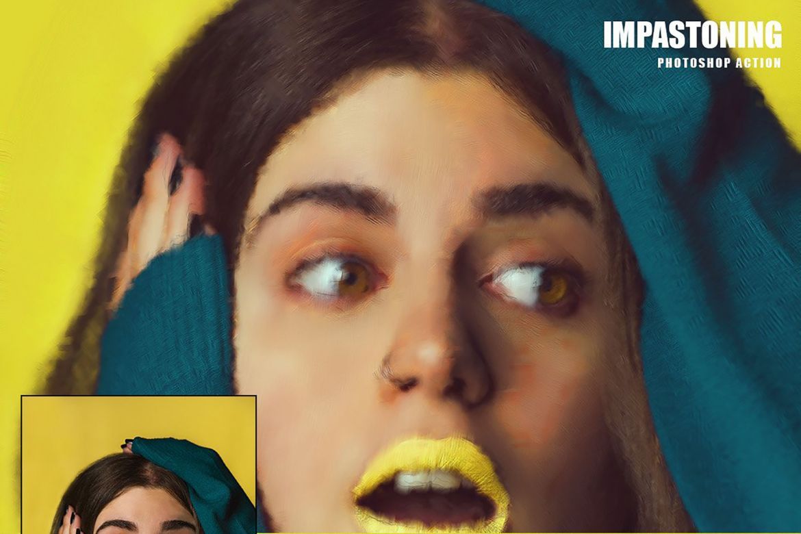 Impastoning Photoshop Action - view 9