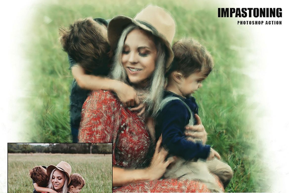 Impastoning Photoshop Action - view 11