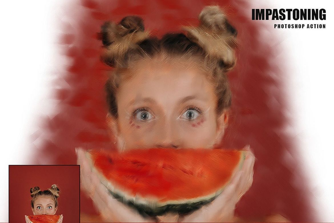 Impastoning Photoshop Action - view 18