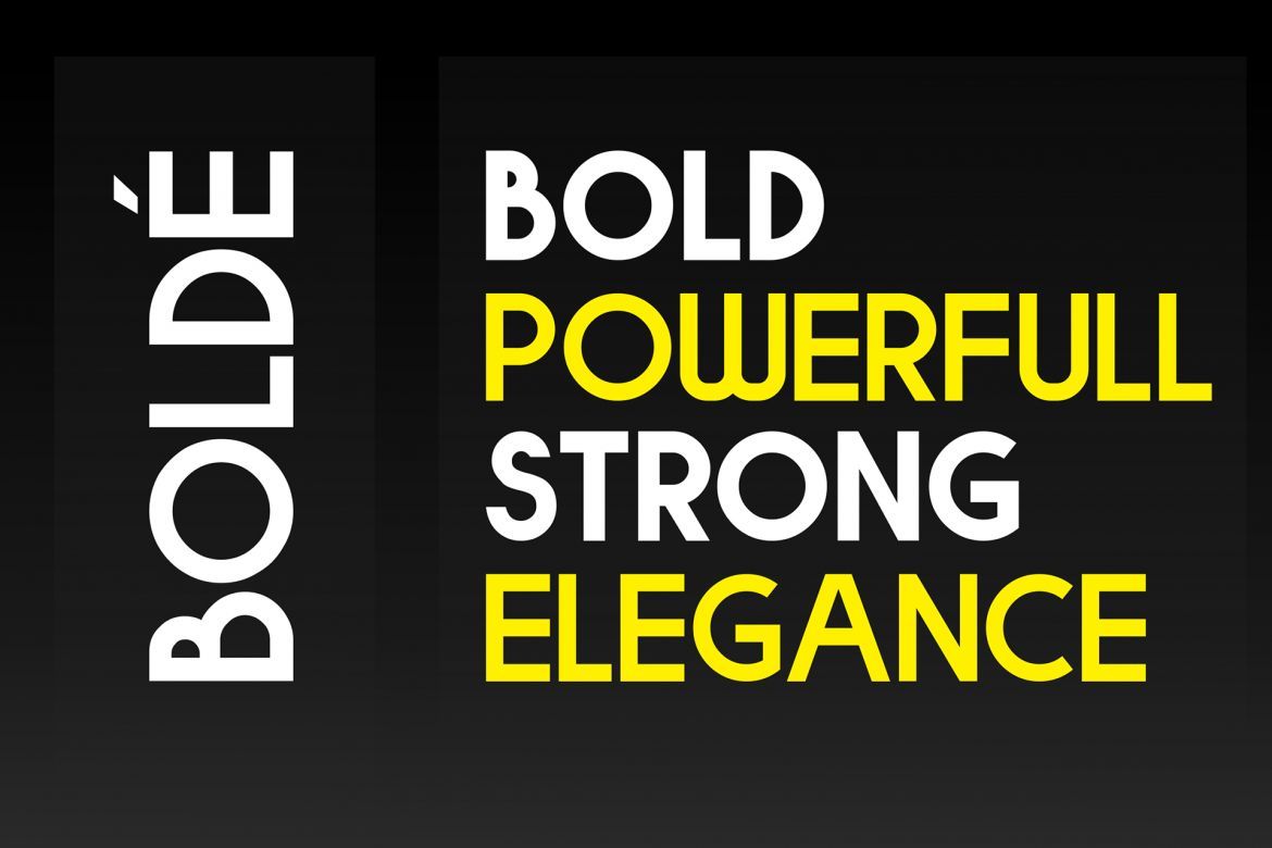 Bolde Font Family - view 3