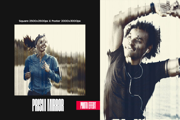 Prism Mirror  Square And Poster FREE Effect