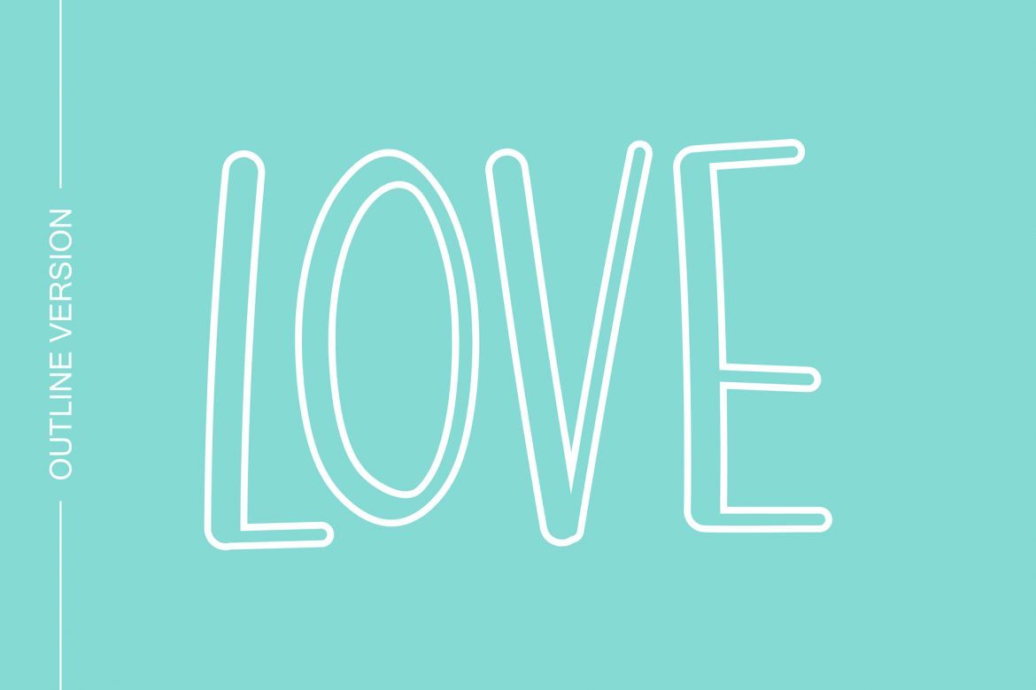 Hello Mozza Font - view 3