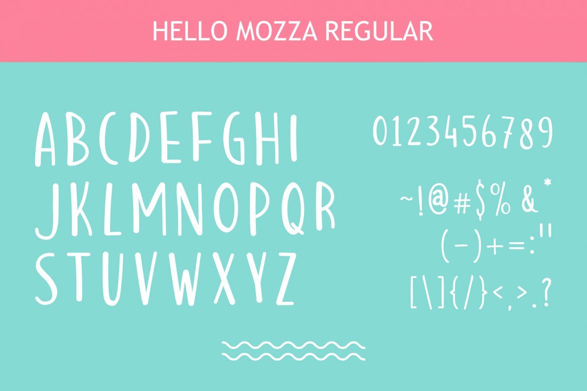 Hello Mozza Font - view 6