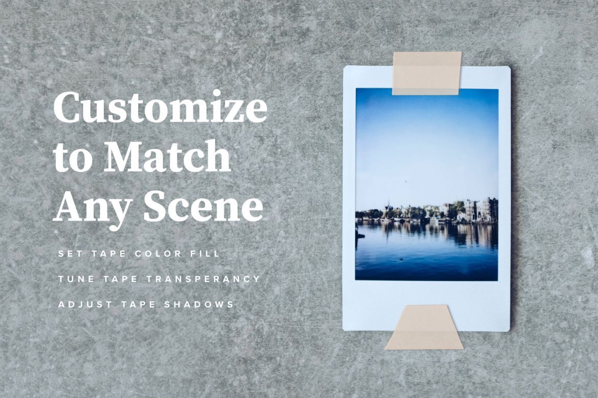 Washi Tape PSD Mockups - view 4