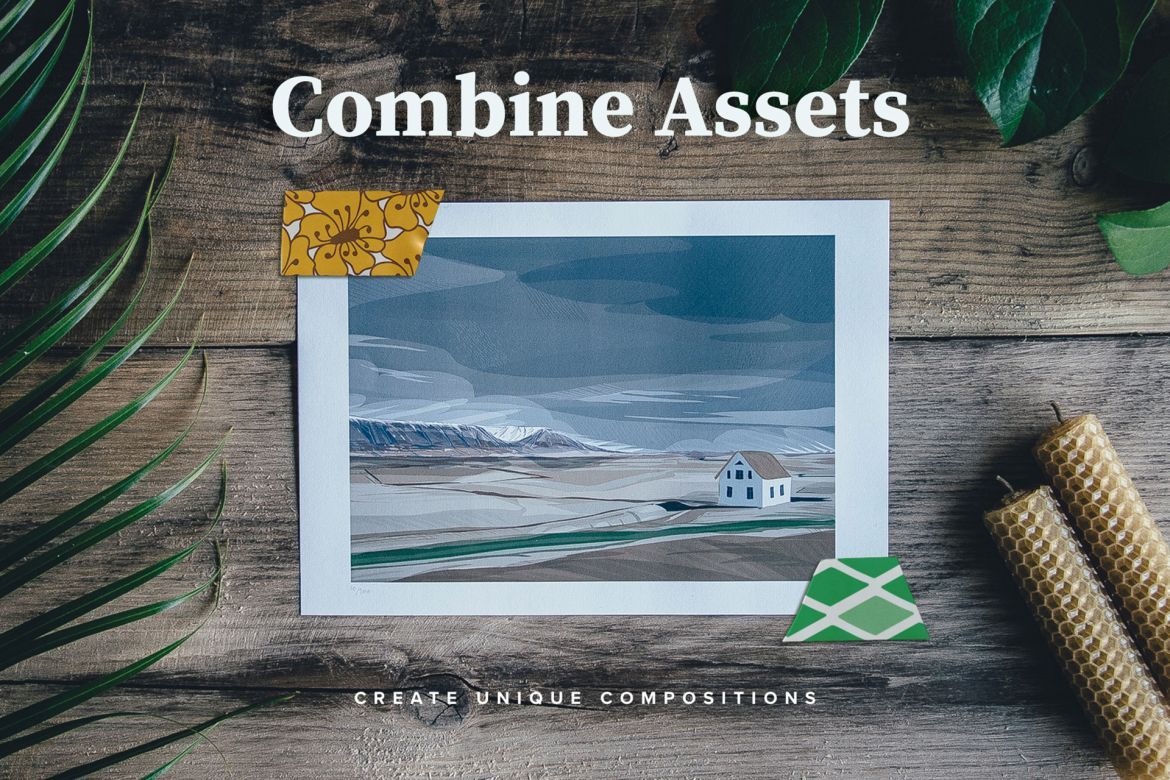 Washi Tape PSD Mockups - view 6