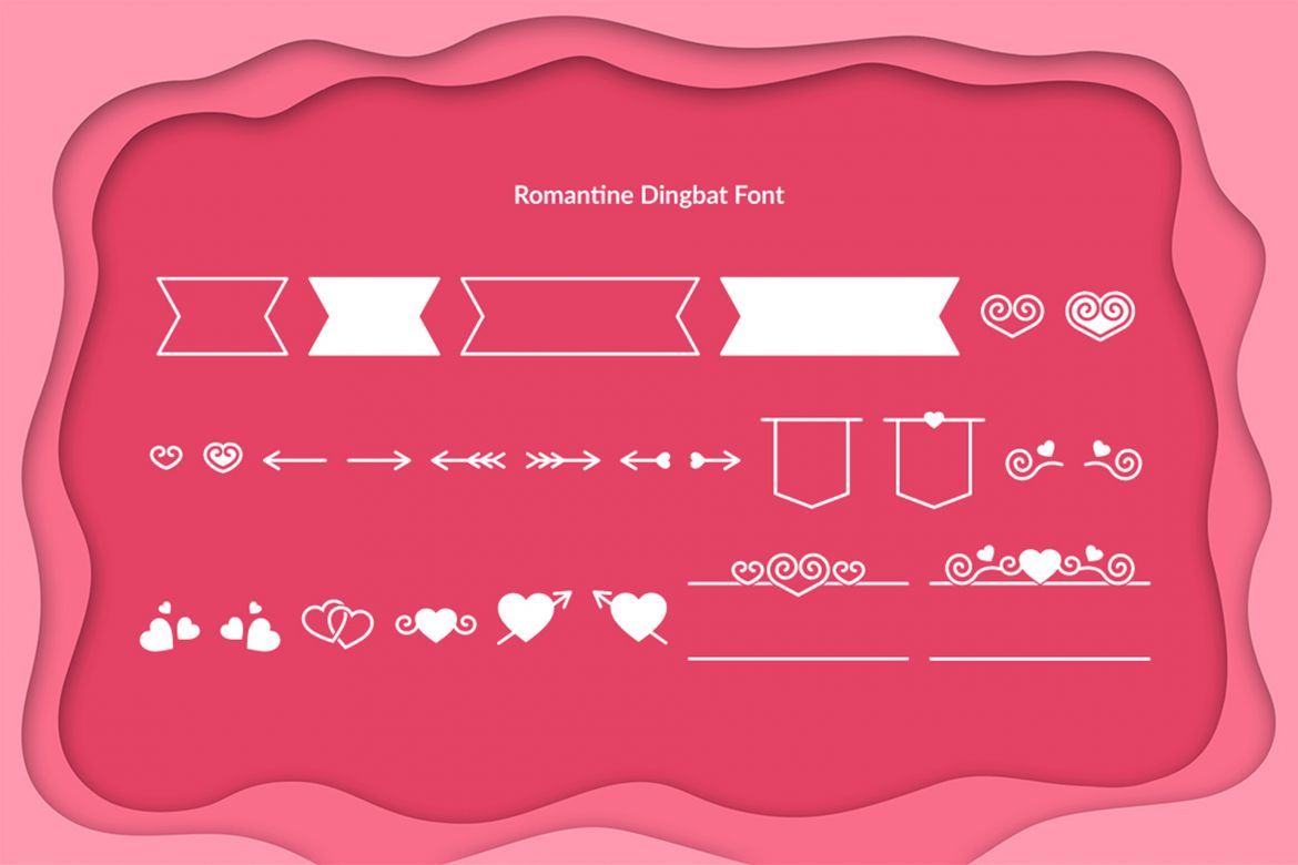 Romantine Font - view 3