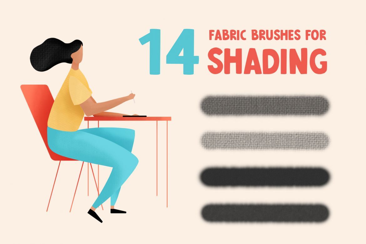 Fabric & Paper Procreate Brushes - view 6