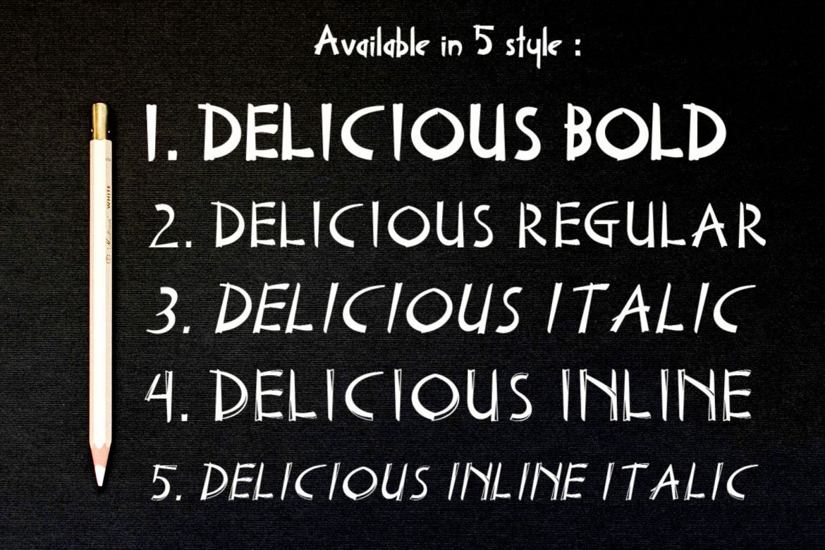 Delicious Font Family alt